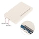 thumbnail image 2 of Carcasa para disco duro externo USB 3.0 a SATA de 2,5" (7 mm y 9,5 mm), color blanco. Sin herramientas., 2 of 8