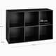 thumbnail image 3 of Mueble Organizador Pasco Negro | Con Canastos de Mimbre negro, 3 of 4