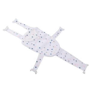 Magideal - Soporte Para De Bebé Red Ajustable Recién Nacido Antideslizante Almohadilla De Red Para Bañera Cojín Red Para Bebés 0-12