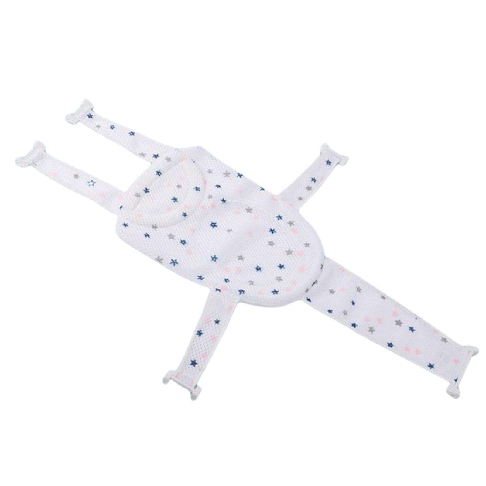 Magideal - Soporte Para De Bebé Red Ajustable Recién Nacido Antideslizante Almohadilla De Red Para Bañera Cojín Red Para Bebés 0-12