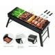 thumbnail image 3 of Parrilla De Carbón Portátil Plegable Acero Inoxidable Color Negro, 3 of 3