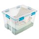 thumbnail image 5 of Contenedor de Almacenamiento Sterilite 80 Qt con Sello de Goma Transparente 61x46x39 cm, 5 of 9