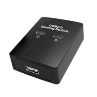 Magideal - Adaptador De Dispositivo Para Impresora, Diseño Led 2 En 1, Fácil De Instalar, Selector De Interruptor Usb 2,0 Para Pc, Ordenador, Disco Usb