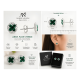 thumbnail image 3 of Aros Plata 925 Flor Strass 9mm Brillantes Mujer Regalo Verde, 3 of 3