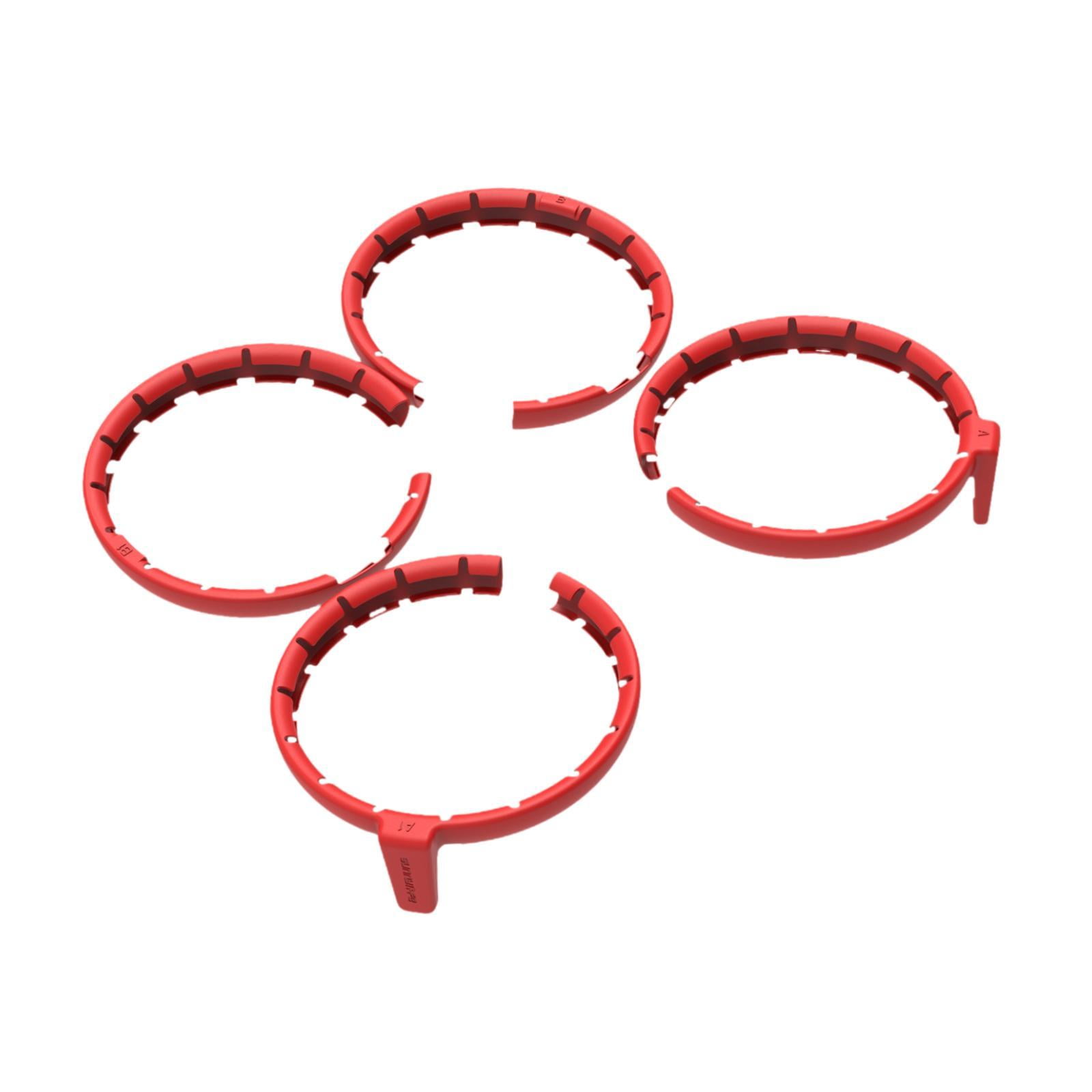 Bothyi - 4 Protectores De Hélice Para Dron Rc, Color Rojo