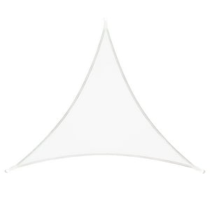Miglu - Toldo Vela Triangular Color Blanco + Kit De Instalación
