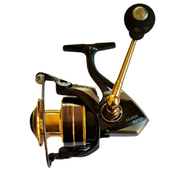 Carrete De Pesca Profitech Df50 9rodamien 415grs Negro/dorad