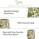 thumbnail image 4 of Jarrón decorativo de cerámica verde casi natural de estilo toscano, 25 cm, 4 of 4