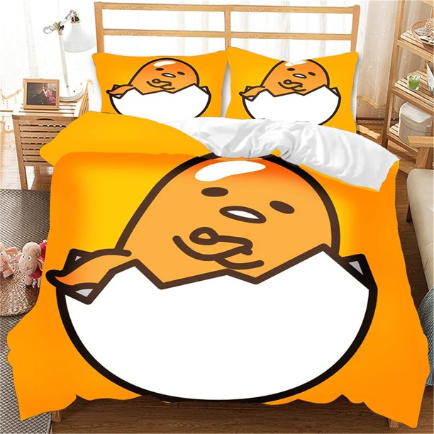 Gude-tama Guza-ma Bedding Set Sheet Set for Kids Adults,All Season Lightweight