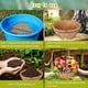 thumbnail image 3 of Xiao Hua Canasta Colgante de 2 Piezas con Reemplazo de Forro de Fibra de Coco, Forro de Canasta de Maceta Redonda natural de Fibra de Coco, Adecuado para Colgar Canastas de Flores/siembra de, 3 of 4