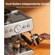 thumbnail image 2 of Máquina de café espresso Electactic de 15 bares con molinillo y espumador de leche, 2 of 8