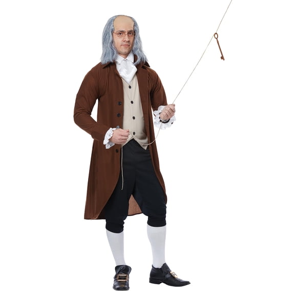 Disfraz colonial Benjamin Franklin – California Costumes – Talla Grande