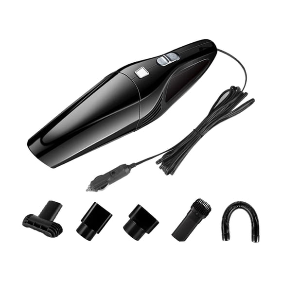 Aspiradora de mano para coche de 4800 PA, 120 W, 12 V, para el interior del coche, el dormitorio y el hogar. Cortado
