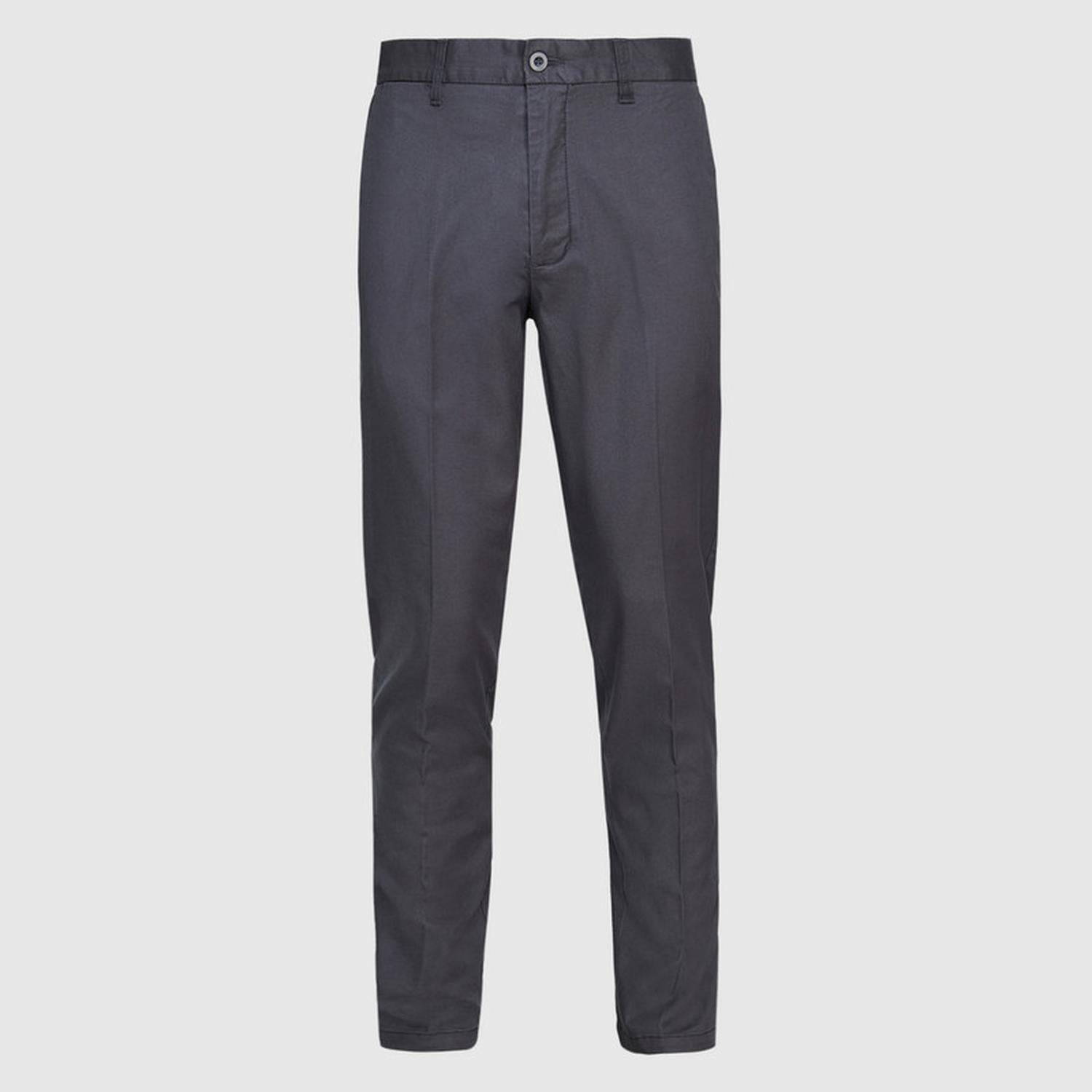 Jayson - Pantalón Spandex Hombre Frente Plano Gris Oscuro 44