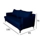 thumbnail image 4 of Sofá Aldara 2 Cuerpos Chenille Tipo Lino Azul, 4 of 4