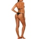 thumbnail image 3 of INSPIRE CHIC Conjunto de Bikini de Mujer con Lazo en el Cuello y Lados, Traje de Baño de Color Sólido con Copas Acolchadas Removibles y Tirantes Ajustables Grande Negro, 3 of 5