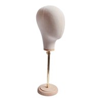 Magideal - Sombrero Soporte De Exhibición Cabeza De Maniquí Portátil Altura Ajustable Sombrero Soportes De Exhibición Gorras Estante De Almacenamiento Para Salón