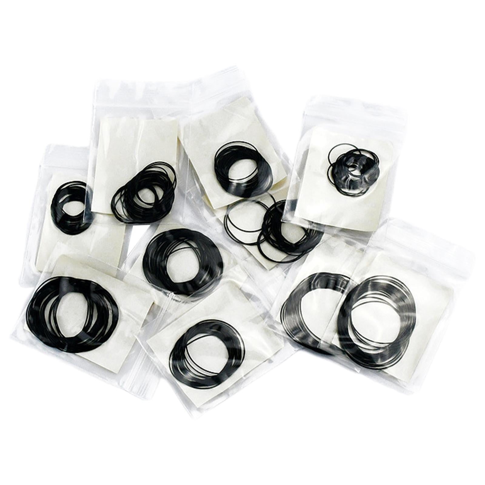 Ioensy - 200 Piezas De Junta De Caja Trasera De Reloj Resistente Al Agua Juntas Tóricas De Goma De Repuesto De 0,6mm De Diámetro