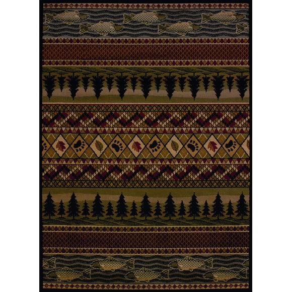 Alfombra de interior Segma River Ridge 56 x 91 cm multicolor