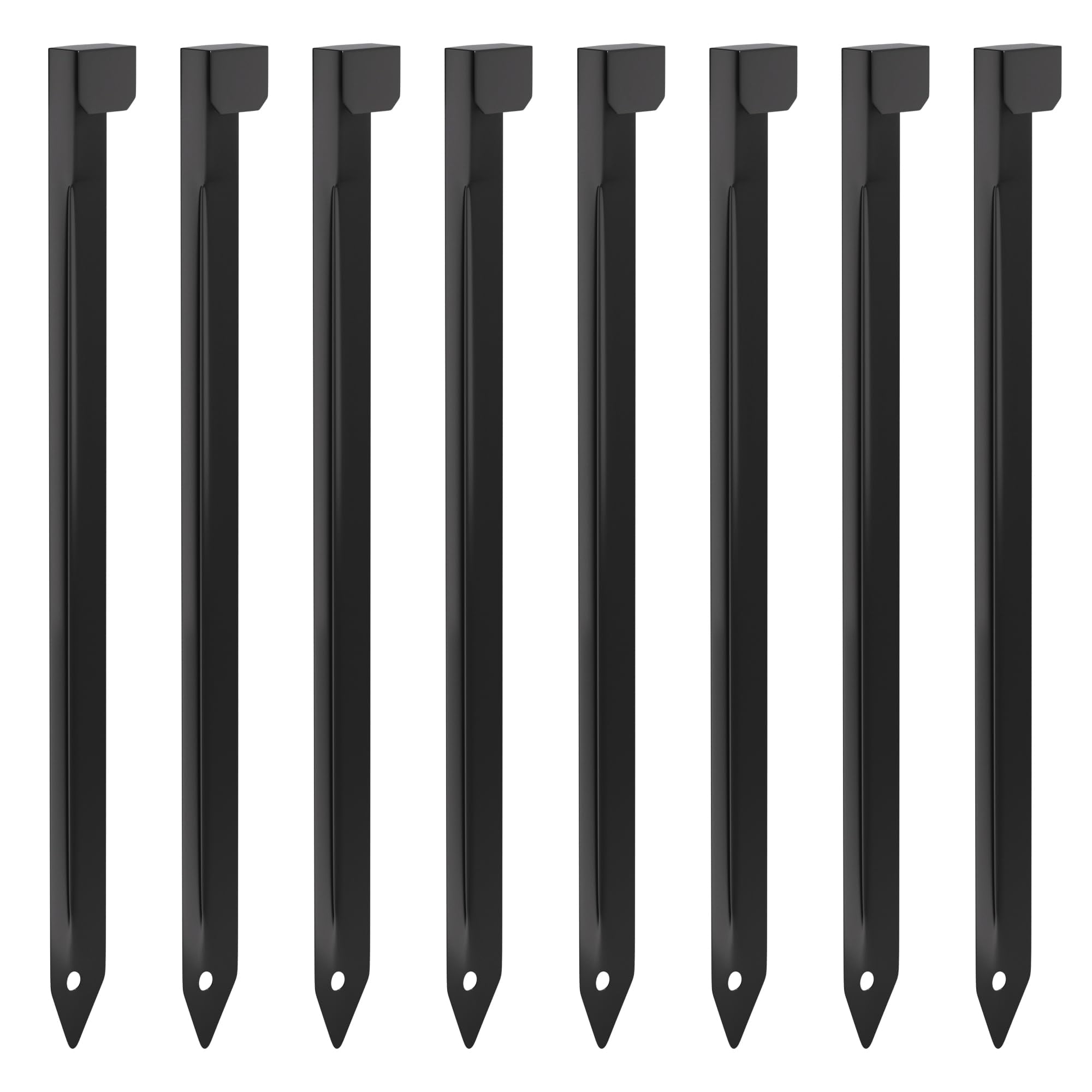 Estacas De Metal Orvpmvp Para Bordes De Jardín, 10 Pulgadas (20 Unidades)