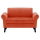 thumbnail image 1 of Banqueta Baul + Respaldo Lua 2c Felpa 20 Naranja, 1 of 6