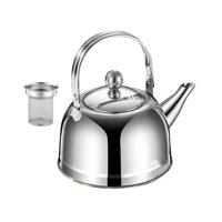 Bothyi - Tetera De Acero Inoxidable Con Infusor Para Restaurante Picnic 1.2L