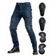 thumbnail image 1 of Pantalones de Motocicleta VNFOX CE Nivel 2 Armadura Azul, 1 of 6