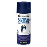 Rust-Oleum - Pintura En Spray Ultra Cover 2X Multiuso Azul Tinta Satinado 340 G