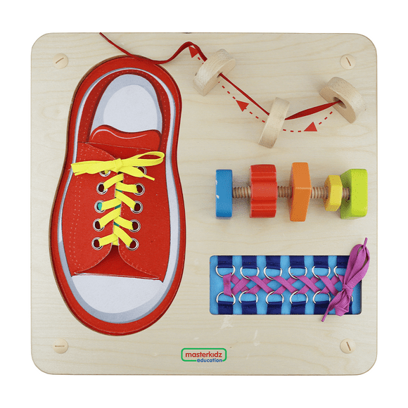 ¡Ata tus cordones! - Tablero de Pared