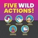 thumbnail image 2 of Juego de cartas Dolphin Hat Games Wild Taco Kids 7+ Years, 2 of 3