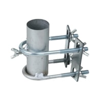 Magideal - Soporte Fijo Para Sombrilla De Balcón, Soporte De Metal Con Orificio De 3,5 Cm De Diámetro, Accesorio Para Terraza, Protección Solar, Soporte De Sombr