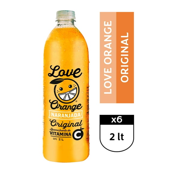 Love Orange Original 6 x 2 Lt