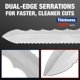 thumbnail image 2 of Cuchillo WORKPRO 20 cm de Acero Inoxidable Serrado, 2 of 9
