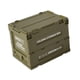 thumbnail image 1 of Caja de almacenamiento plegable, contenedor, ahorro de espacio, resistente, para el hogar, la oficina, asa incorporada, organizador apilable, versátil Verde 26x36x28cm, 1 of 5