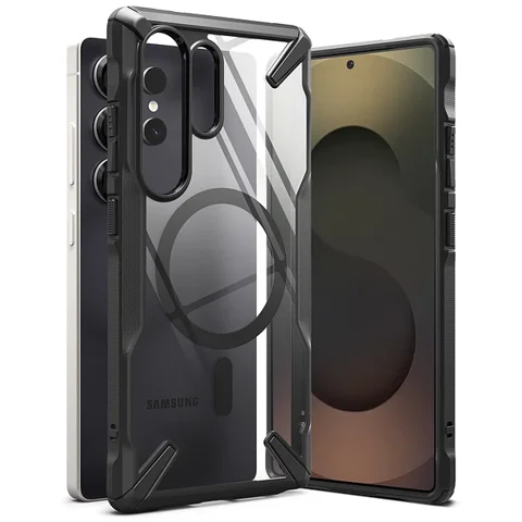 Carcasa Ringke Para Galaxy S25 Ultra Fusion X Magnética Negro