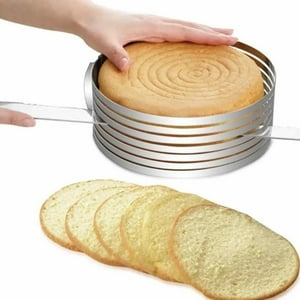 Genérico - Molde Para Cortar Bizcocho Acero Inox Repostería 24-30Cm