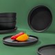 thumbnail image 2 of Juego de vajilla Lefonte Stoneware de 12 piezas, color negro mate, 2 of 5