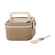 thumbnail image 1 of Contenedor De Almuerzo, Caja Bento Ligera, Reutilizable, A Prueba De Fugas, Para El Trabajo, Cenar Fuera, Individual, Color Caqui, 1 of 5