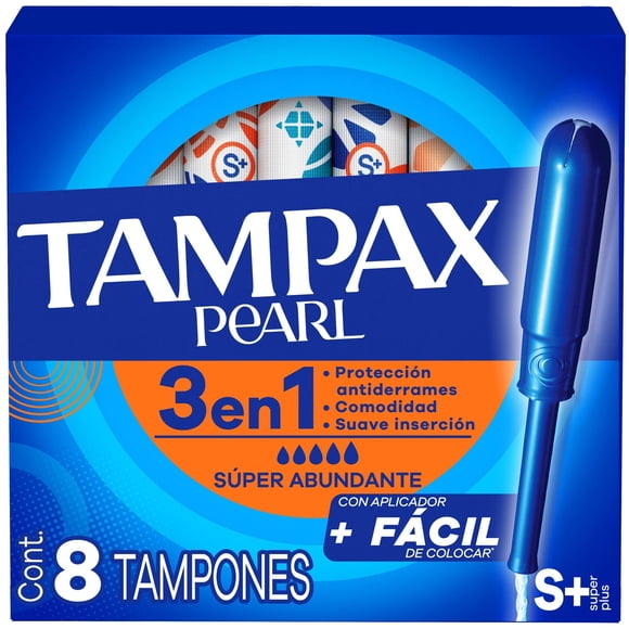 Tampones Tampax Pearl Super Plus 8 Unidades, 8 Un