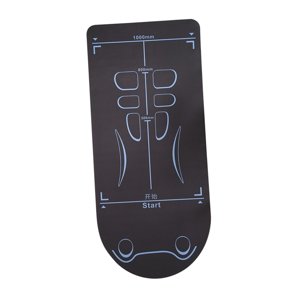 Ioensy - Estera De Ejercicio Para La Colchoneta De Acondicionamiento Físico Para La Rueda Del Rodillo Para El Entrenamiento Pilates Interiores 140Cmx70Cm