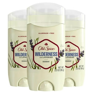 Desodorante Old Spice Wilderness Sin Aluminio, 90 Ml (Paquete De 3)