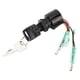 thumbnail image 1 of Llave de encendido compatible con caja de control remoto de motor fueraborda Mercury 87-17009A, 1 of 8