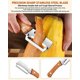 thumbnail image 4 of Herramienta cocina madera cero enganches 2 en 1 pelador abridor botellas fruta verdura, 4 of 7