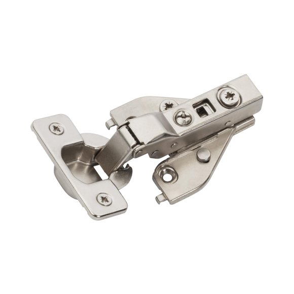 Bisagra Amerock, paquete de 2, superposición de 13 mm, cierre suave, tipo Euro