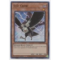Tarjeta Coleccionable Yu-Gi-Oh! D.D. Crow Blcr-En077 Ultra Rare, Primera Edición.