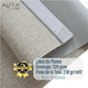 thumbnail image 5 of Cortina Roller 100% Blackout 120X250 Cm Color Textura Lino Marca Aura, 5 of 10