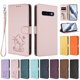 thumbnail image 3 of Funda de Gato tipo Libro para Samsung Galaxy S10 Plus, Rosa, 3 of 6