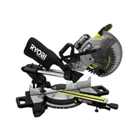 Ryobi - Kit Sierra Ingleteadora Compuesta Deslizante Sin Escobillas 10 Hp +18V