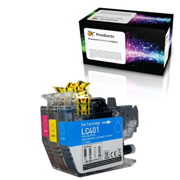 Cartucho de tinta Printronic LC401 (Cian/Magenta/Amarillo)