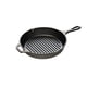 thumbnail image 1 of Grill Pan Lodge, hierro fundido, 26 cm, tela de caucho, 1 of 3